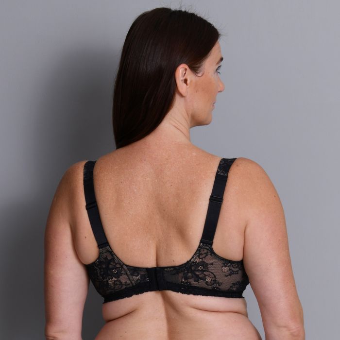 Abby Underwire Big Cup Bra - Black