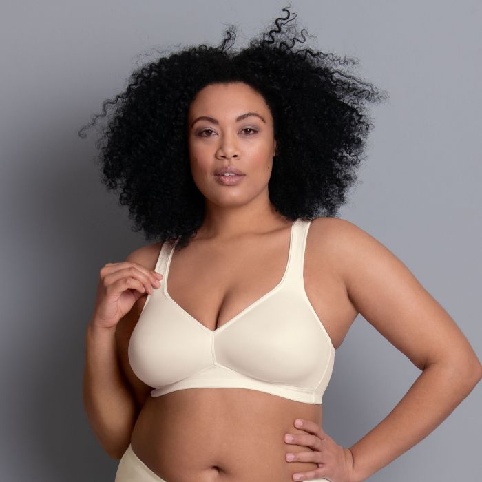 5493 Twin Wireless Soft Bra - Champagne