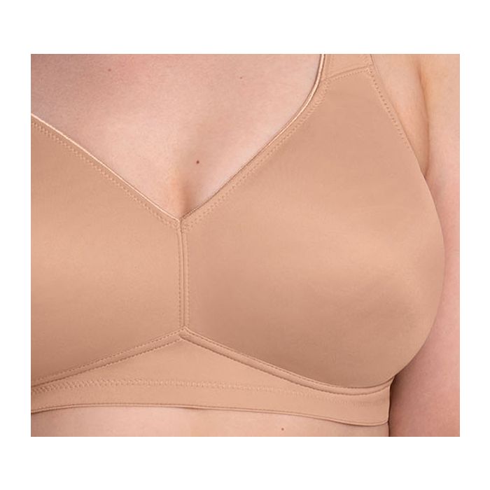 5493 Twin Wireless Soft Bra - Deep Sand