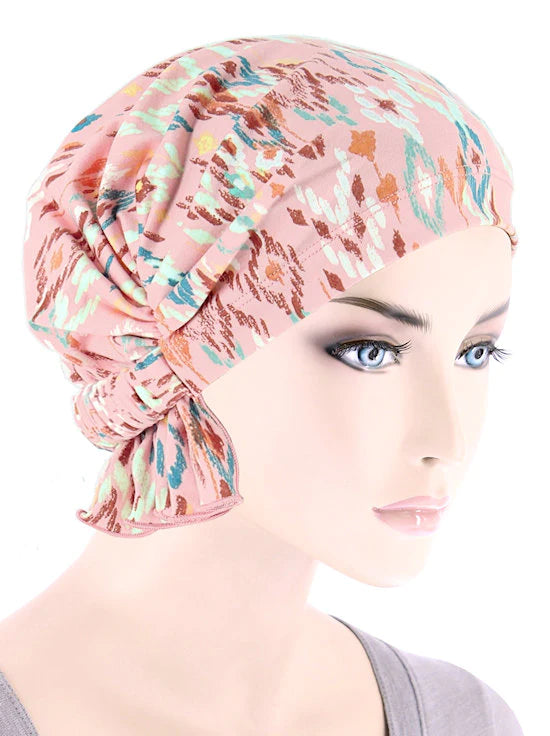 Pink Petite Tribal Abbey Cap
