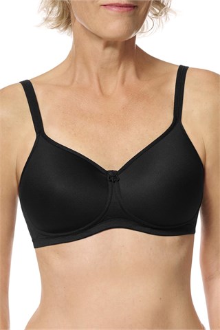 Mara Padded Wire-Free Bra - Black