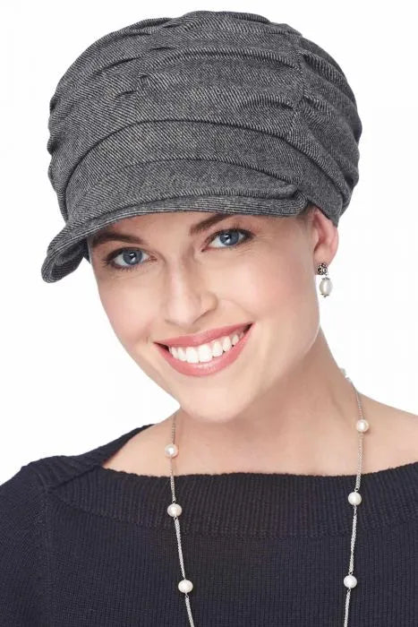 Gathered Newsboy Hat