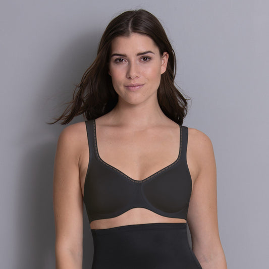 5694 Twin Firm Wired Molded Bra - Black