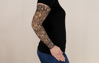 Macabre Beige Armsleeve w/ Diva Diamond Band