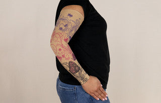 Mariposa Beige Armsleeve w/ Diva Diamond Band