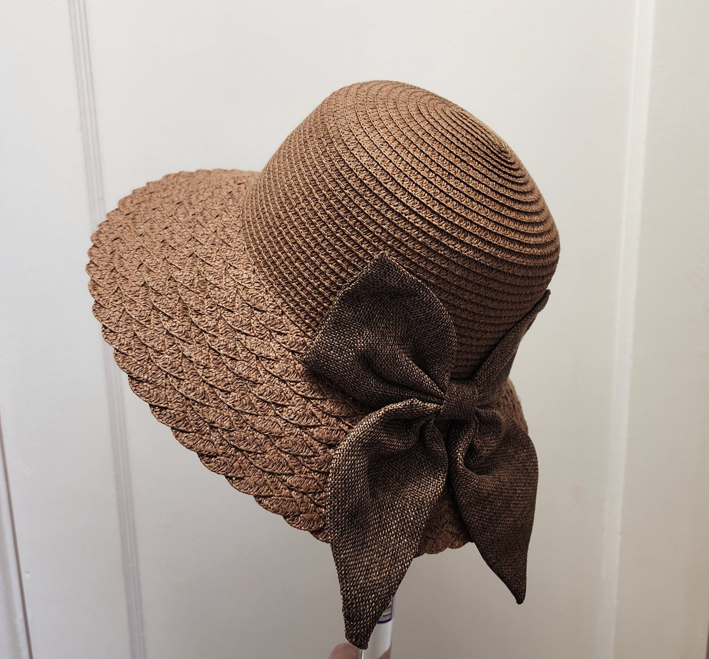 Brown Bow Hat